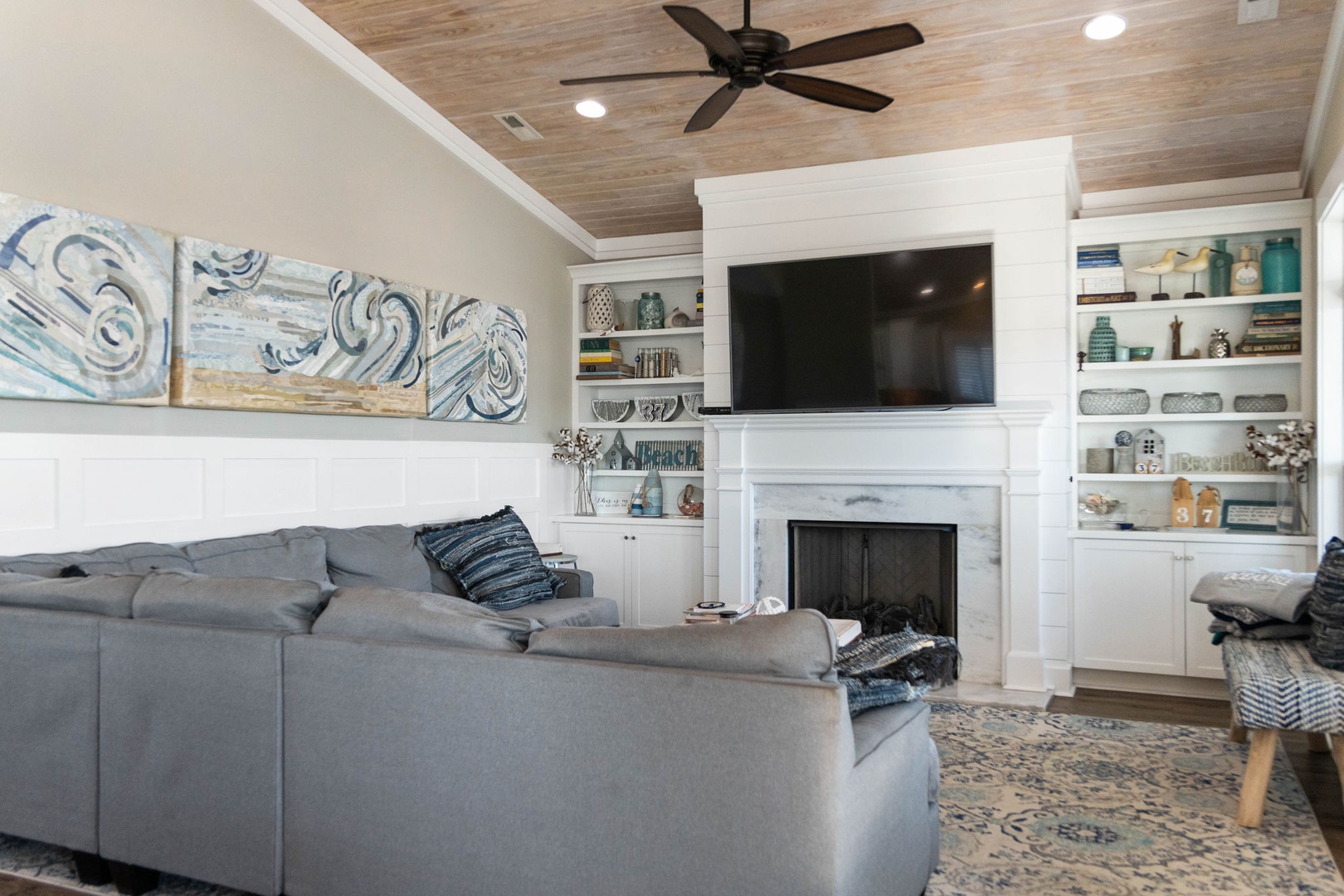 upstairs living area