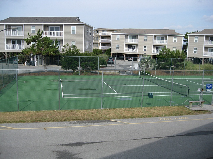 View From Deck of Tennis Court