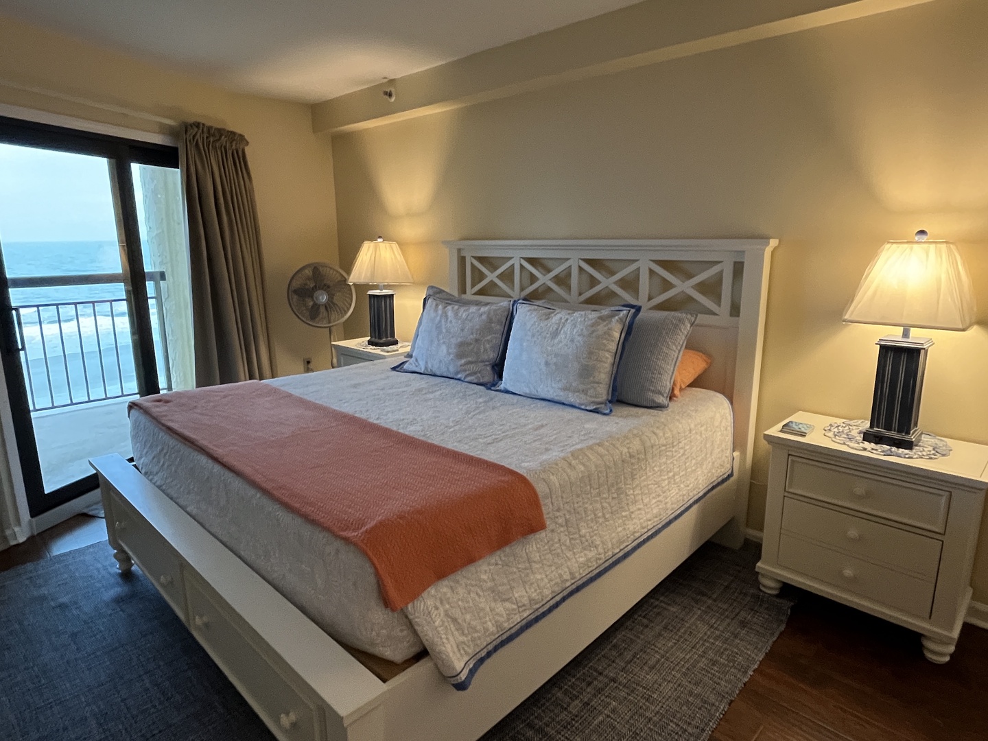 ocean front bedroom