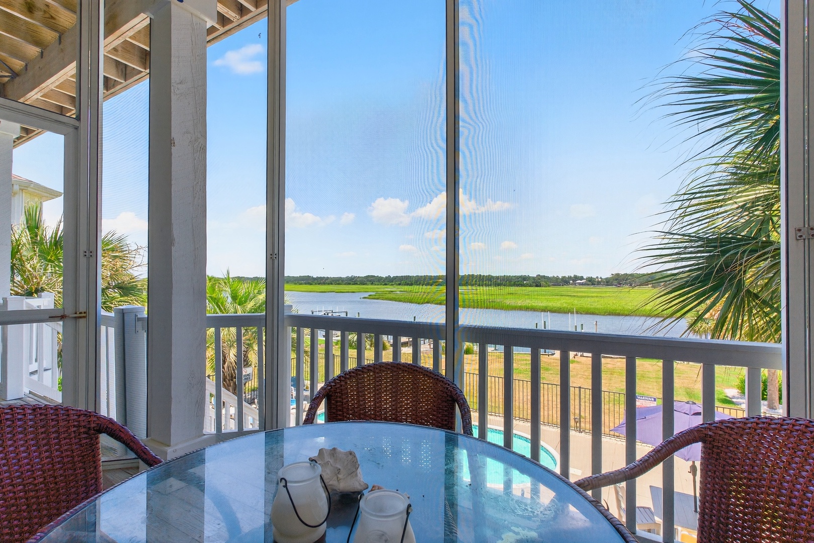 View From Screened Porch