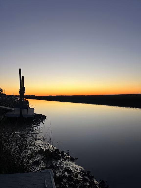 sunset from back deck