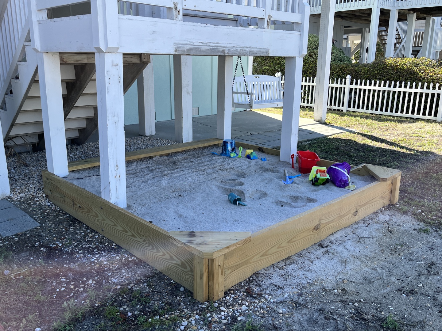 45 - sandbox - toys not included