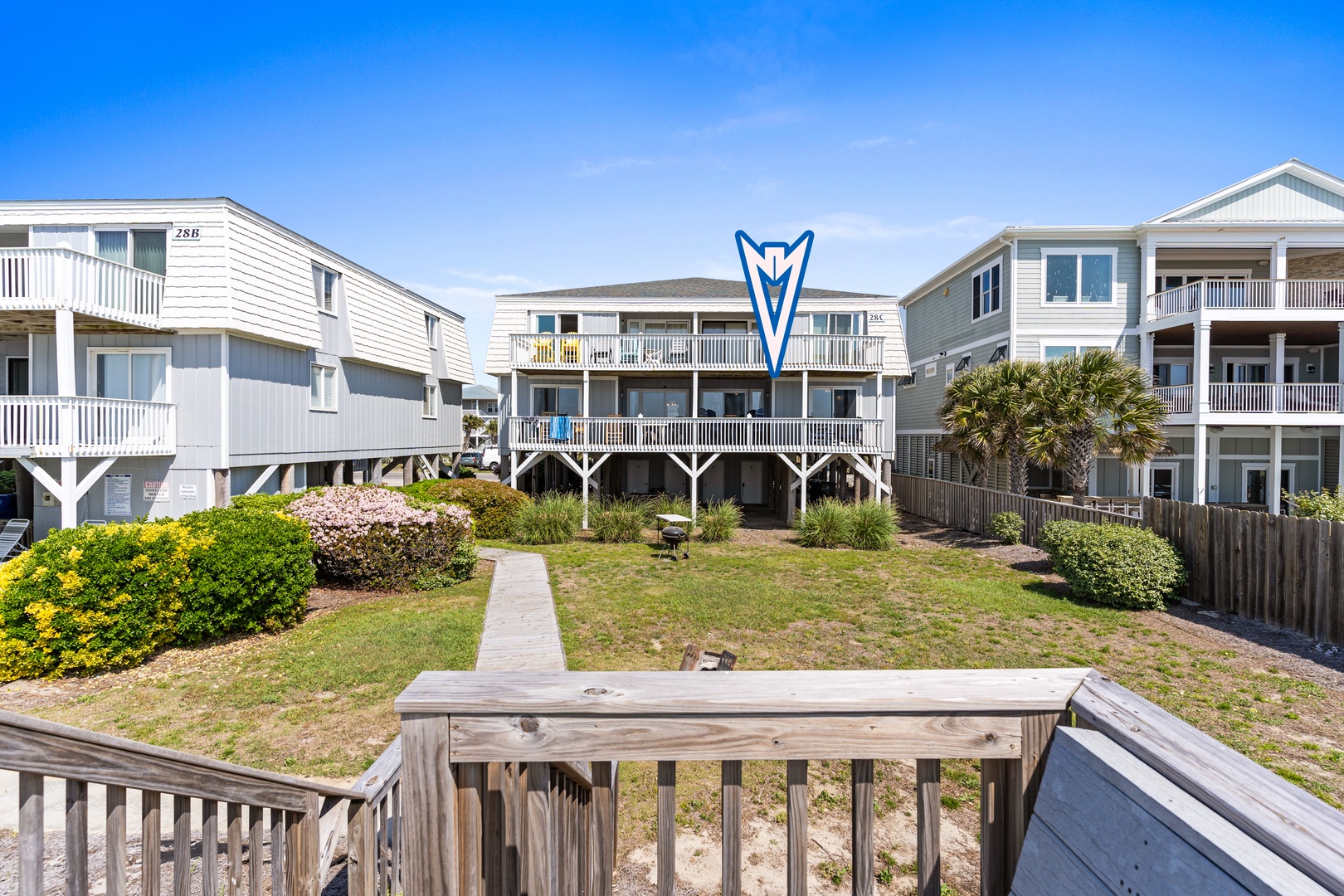 View From Walkway to Unit C2  1