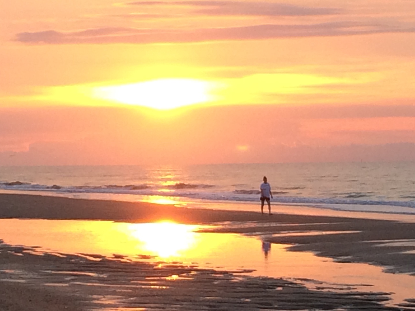 Sunrise on beach