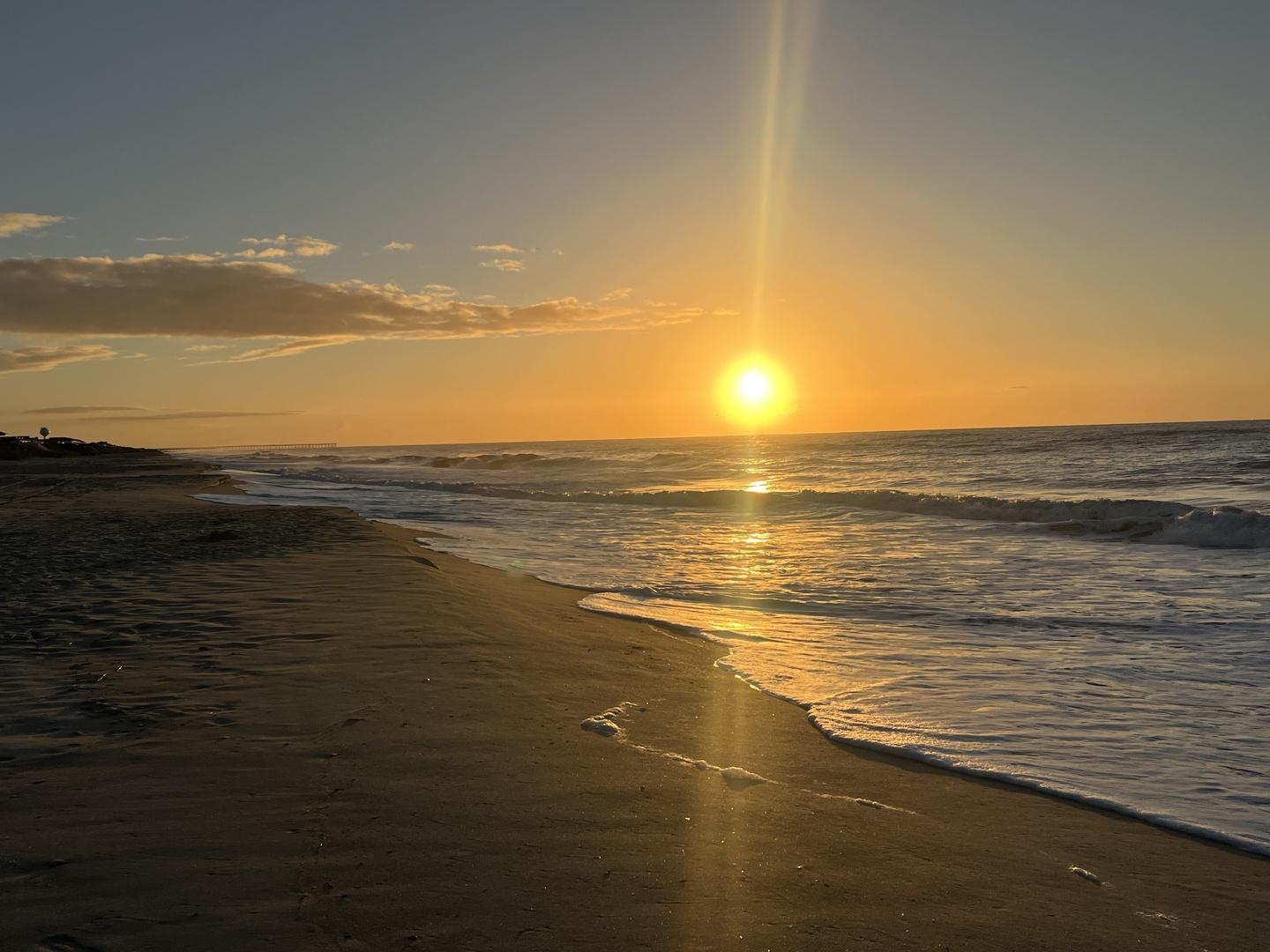 Sunrise at beach