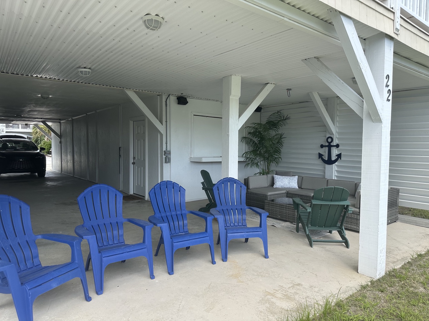 4 Adirondack chairs