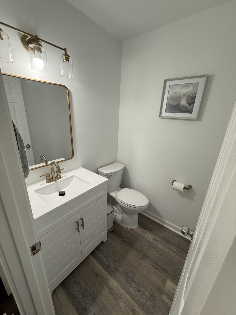 private half bath - bedroom 1