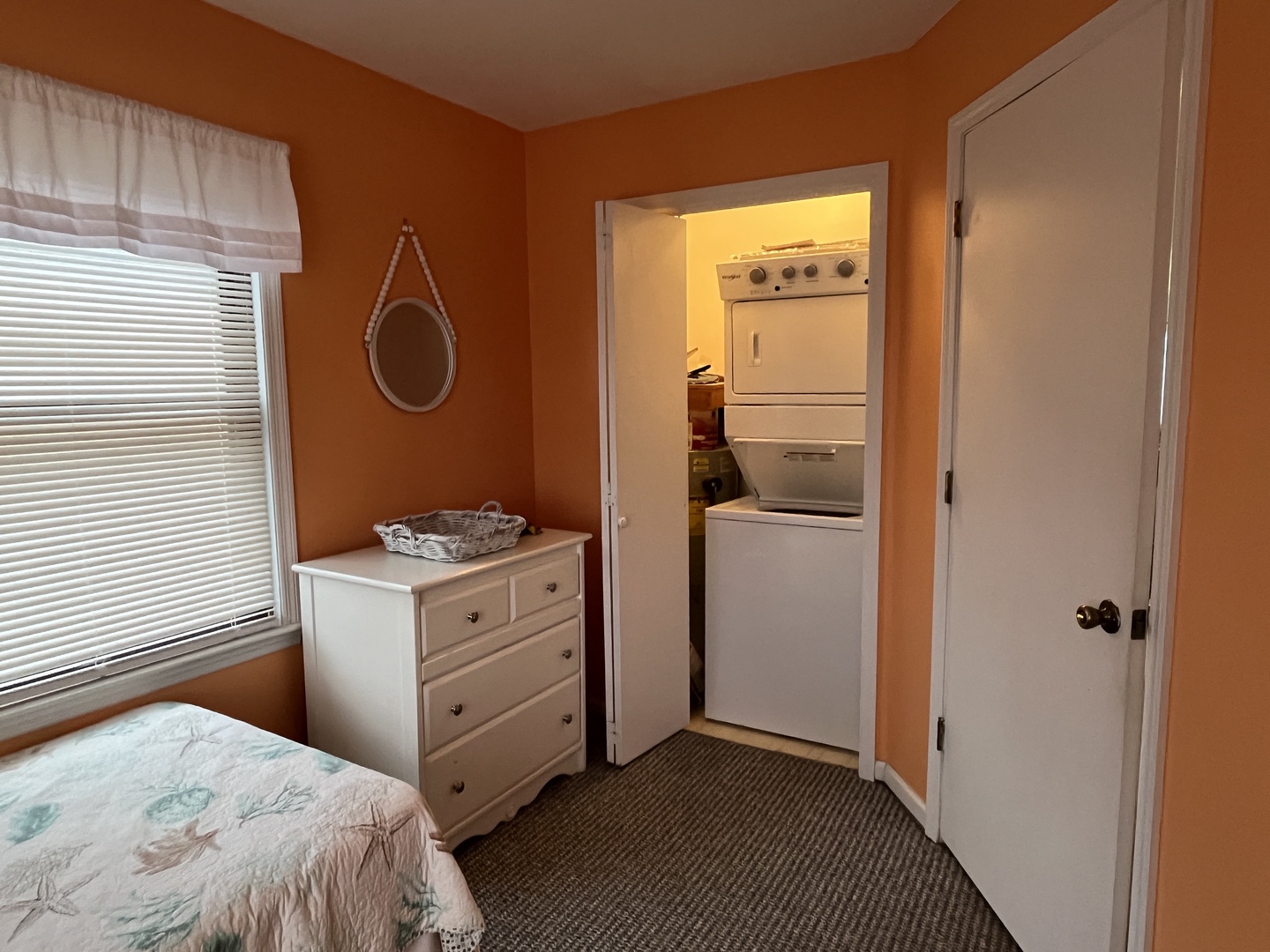 bedroom 3 - washer and dryer