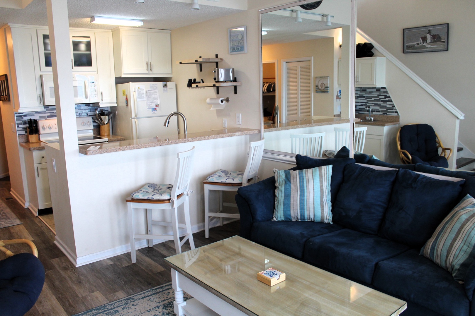 Living Area to Kitchen