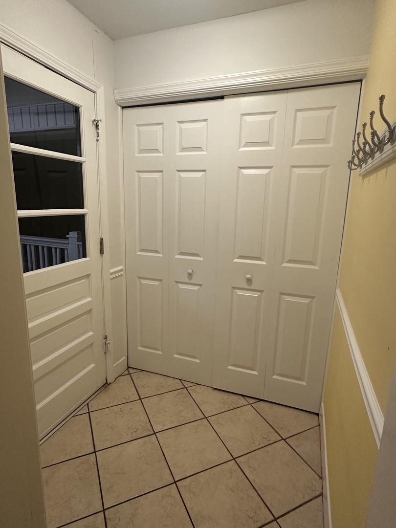 Laundry closet