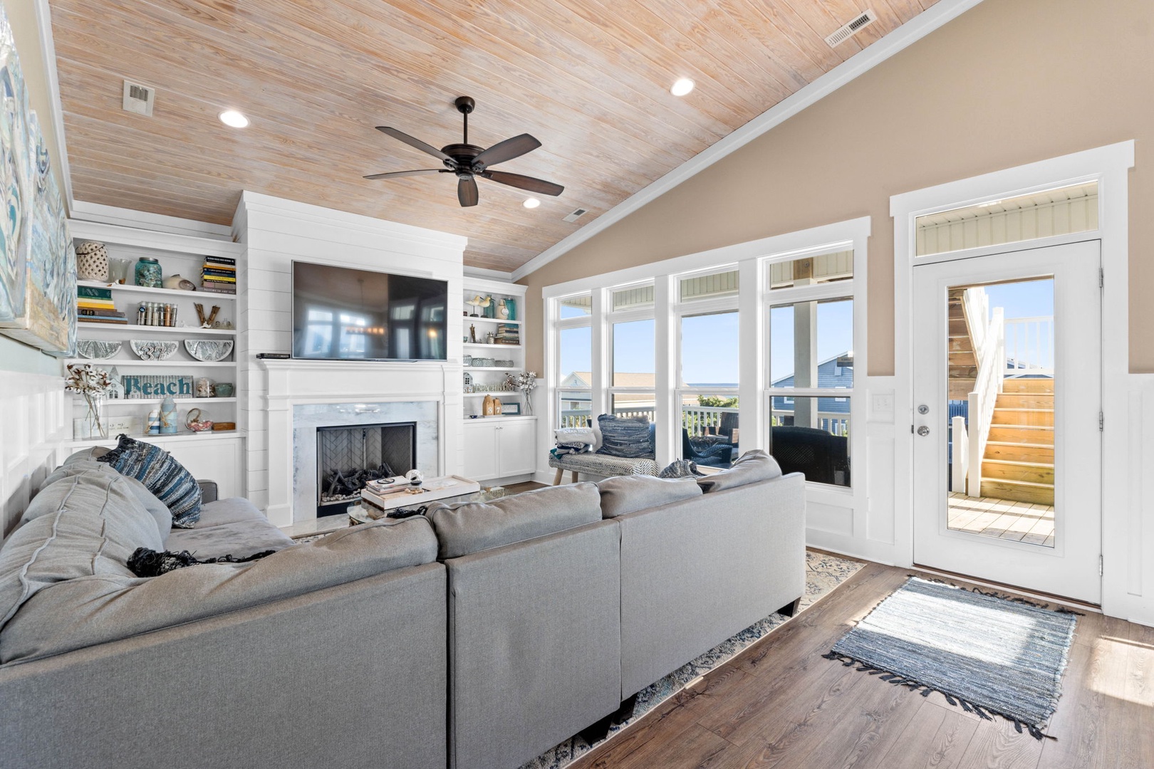 upstairs living area