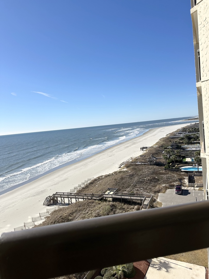 23.  Oceanfront Balcony Right View