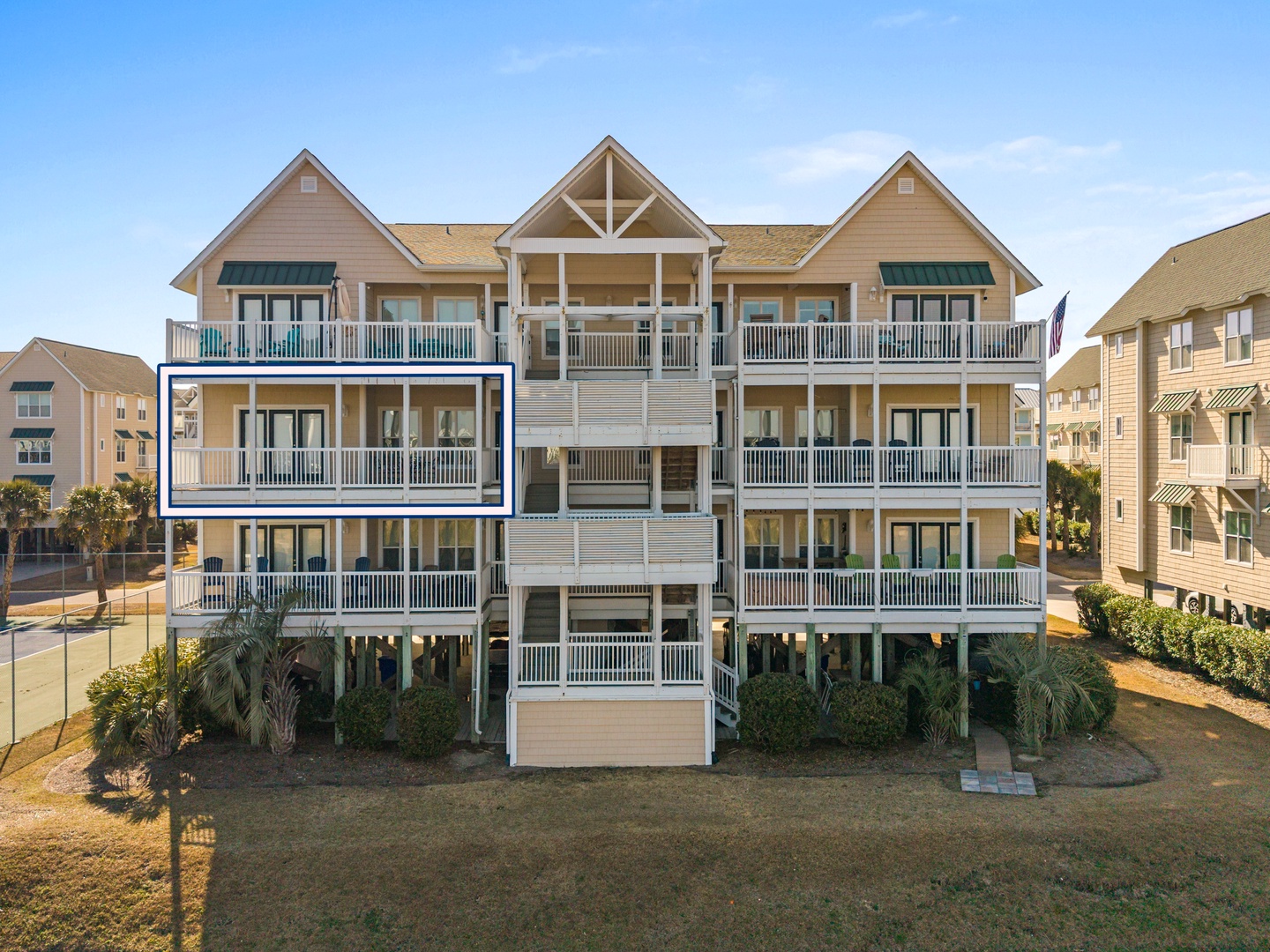 Rear View of Complex