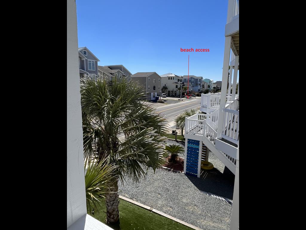 View of Beach Access From Deck
