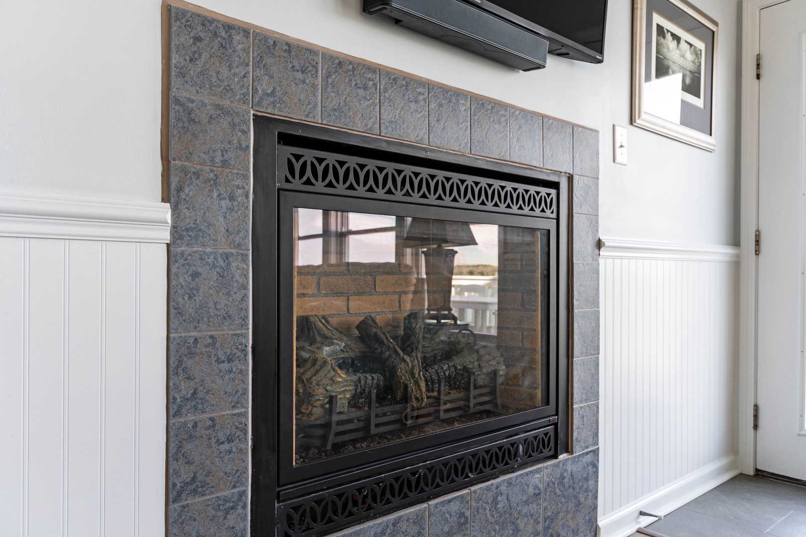 Living Area Fireplace