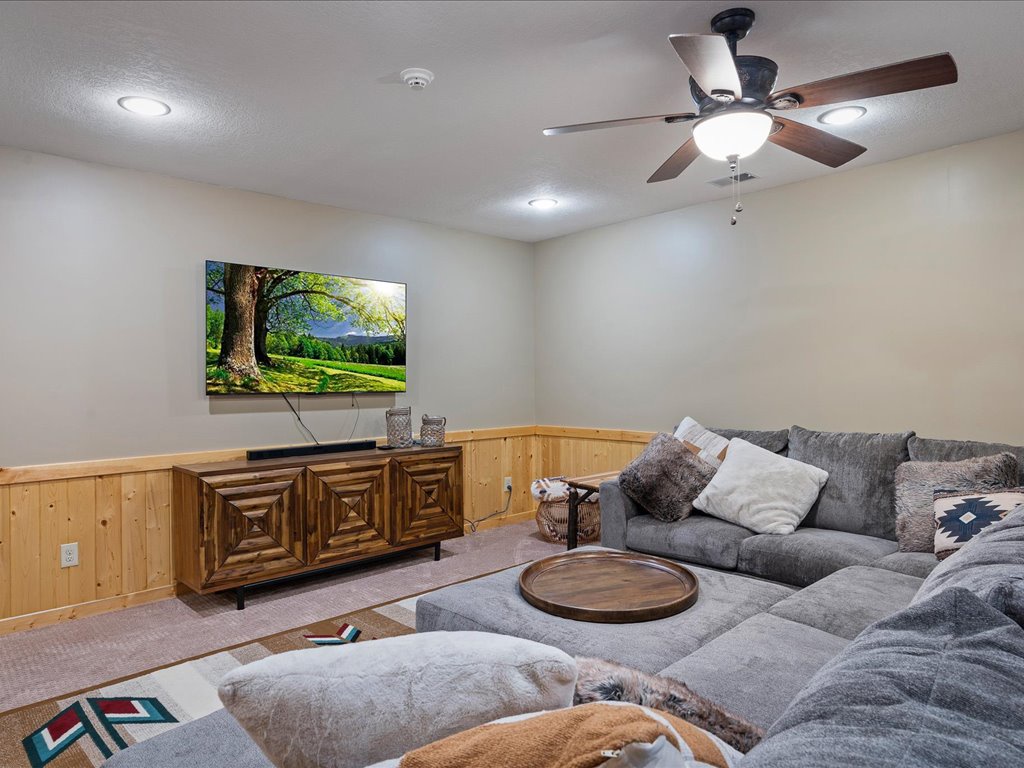 TV room - basement