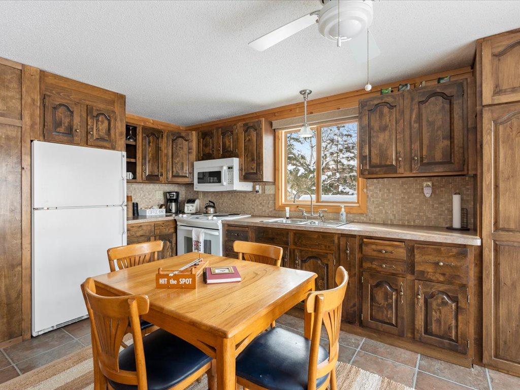 dining and kitchen