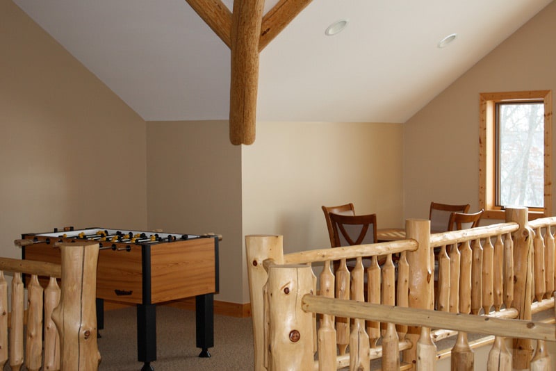Loft with Foosball Table