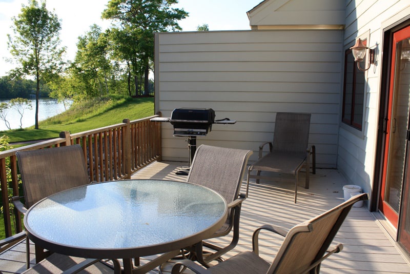 Deck with Gas Grill