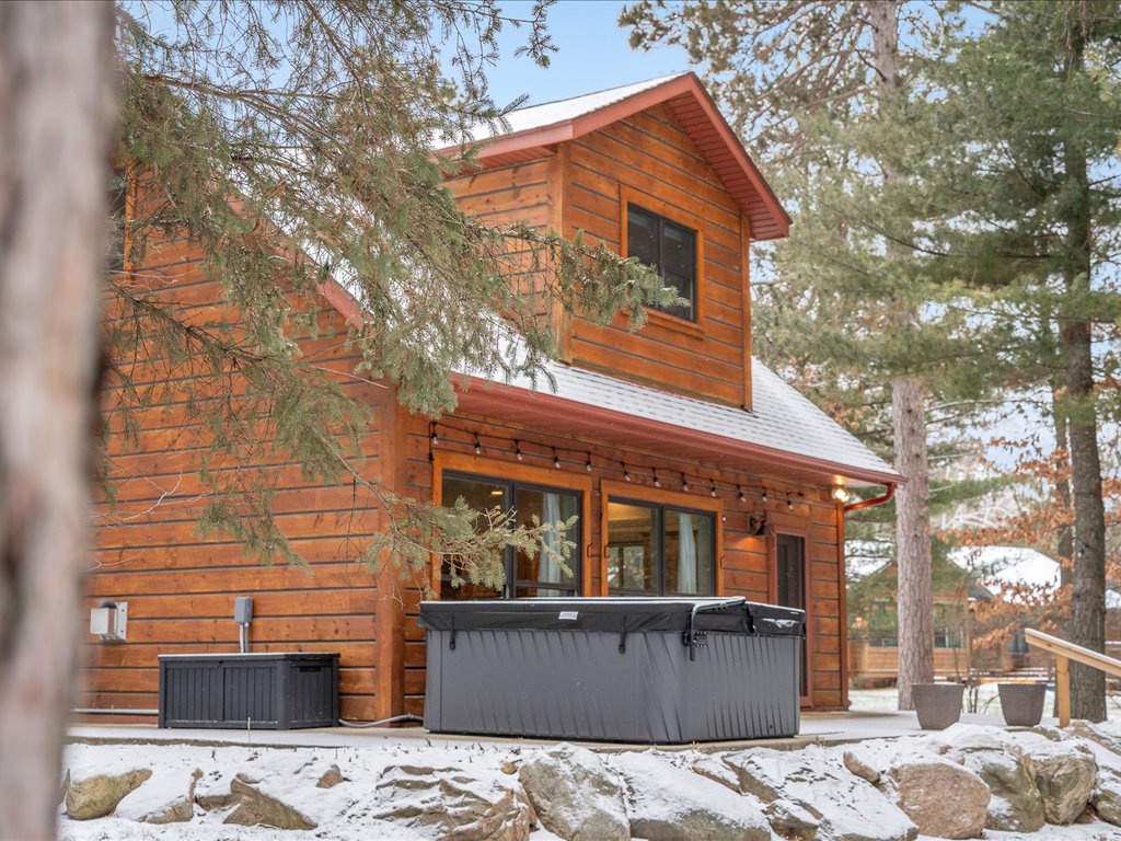 Exterior with Hot Tub