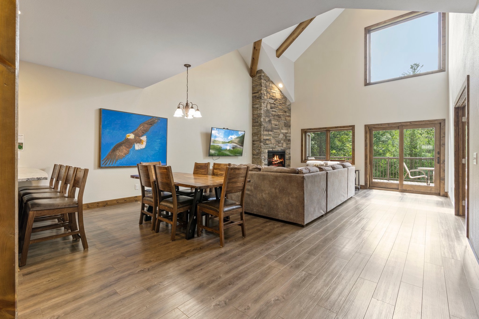 Open Floor Plan for family fun and gatherings