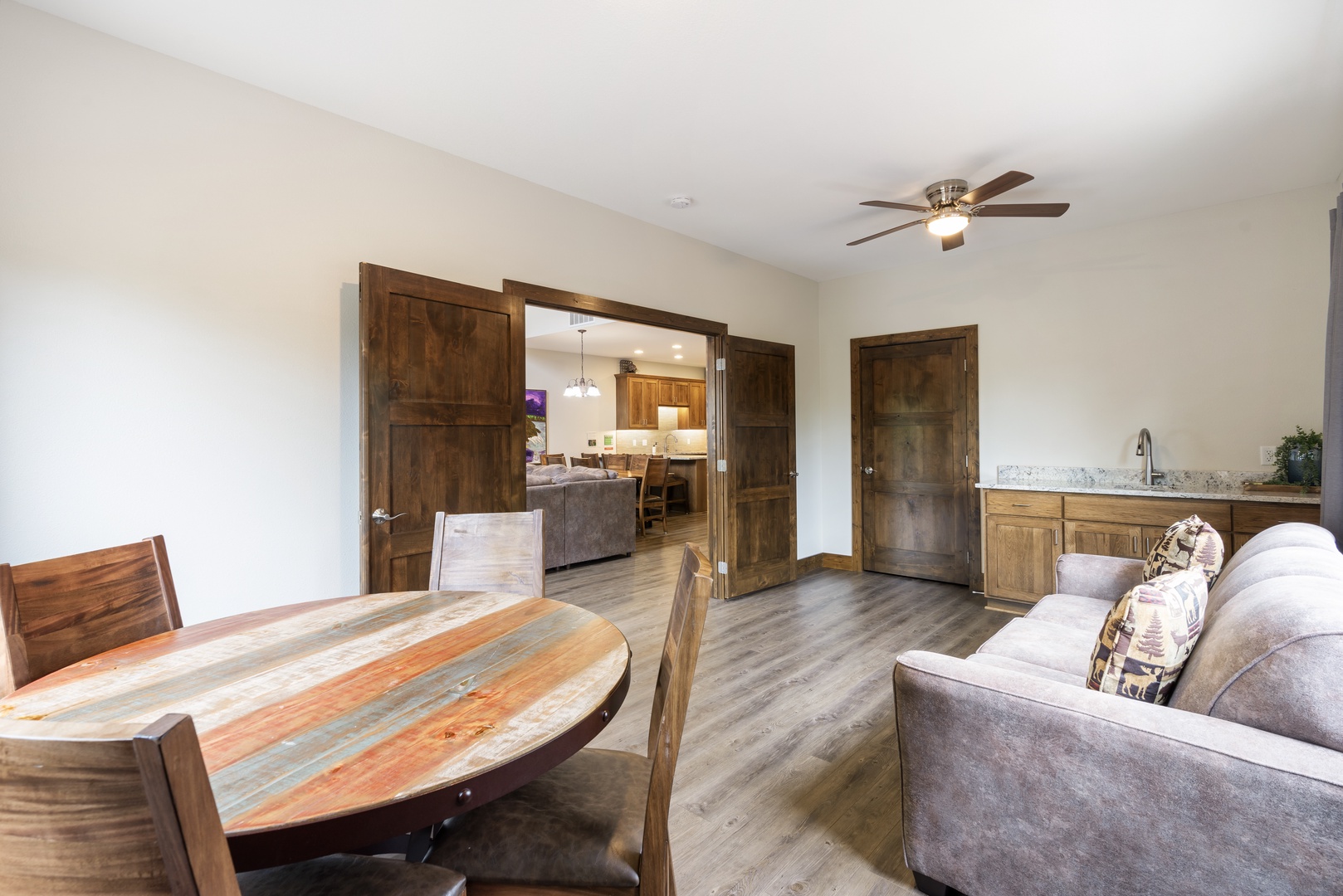 Game Table and sleeping accommodations
