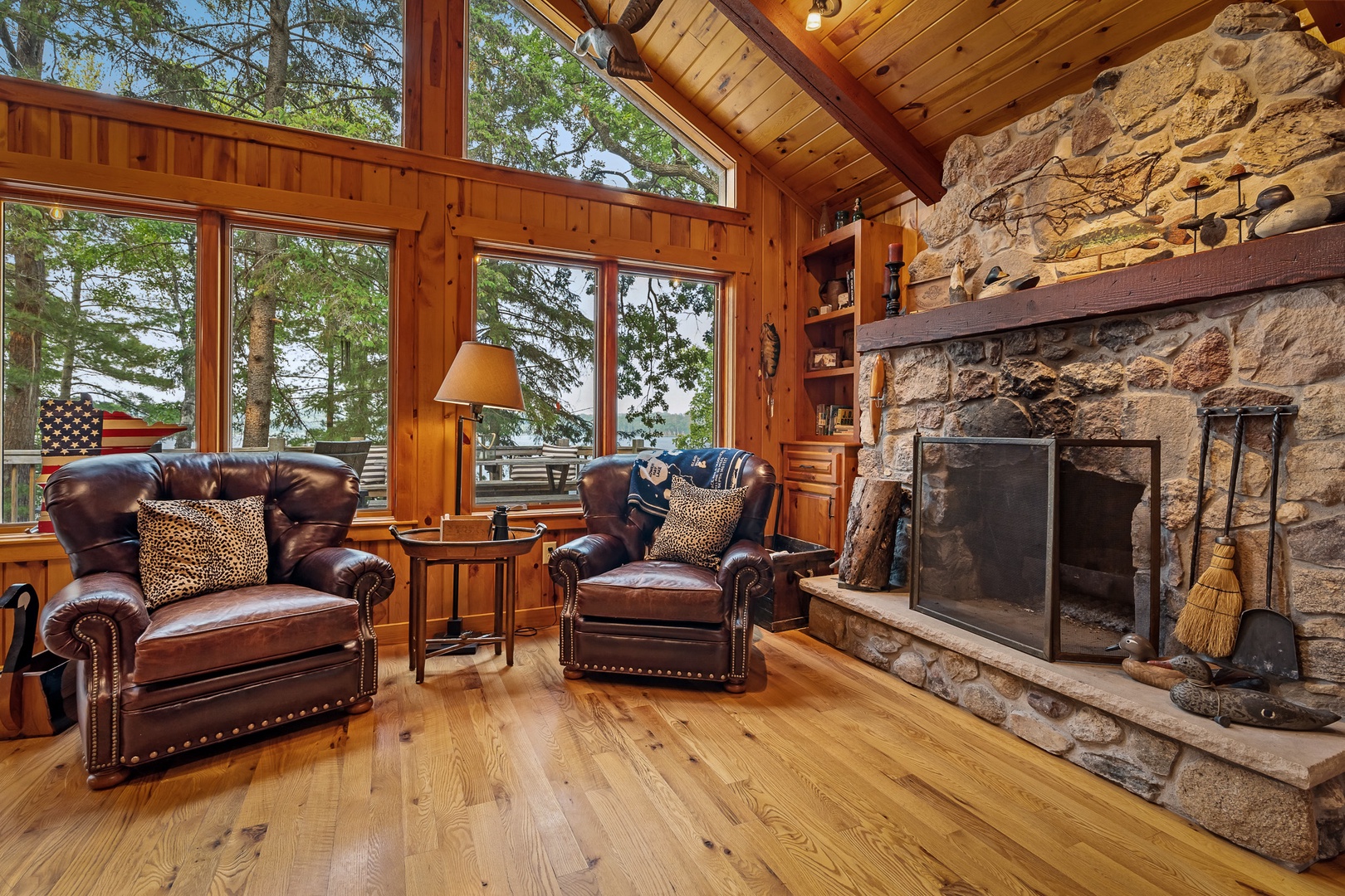 Lake View Living room reading chairs
