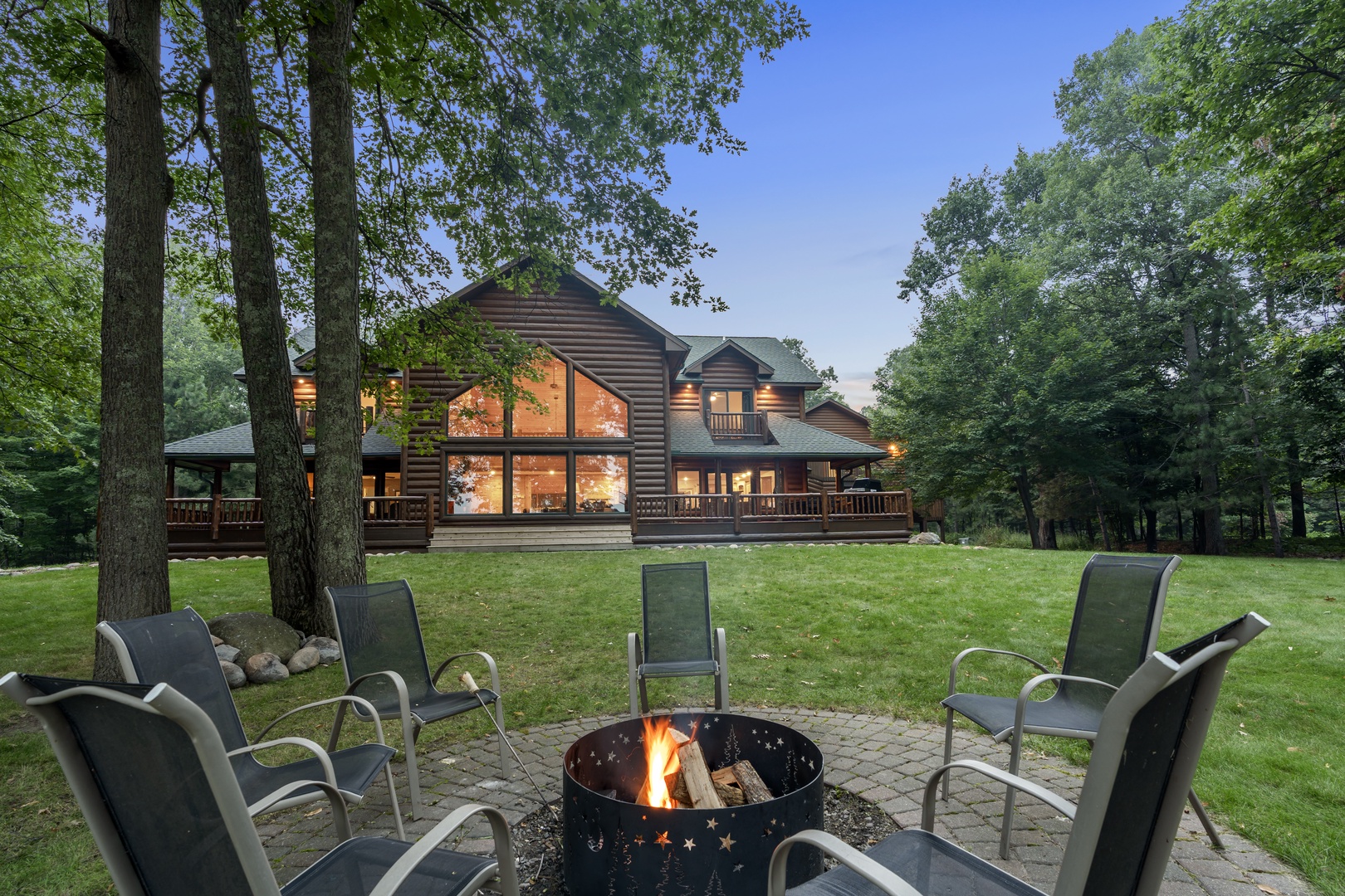 Gorgeous Fire Pit Area