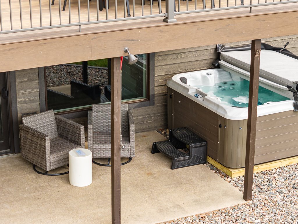 Hot Tub Added Summer 2026 and outdoor shower