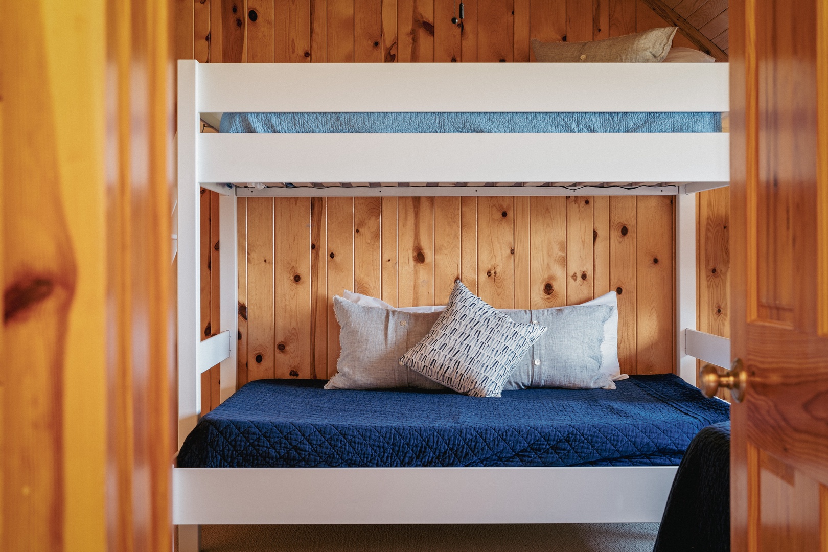 Twin over Queen Bunk + Queen Bed (Upper Level)