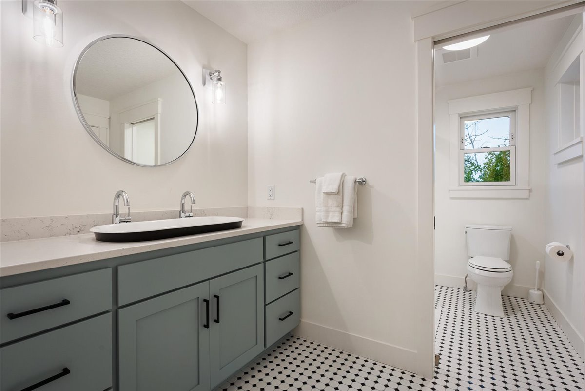 Bathroom connected to Bunk Room