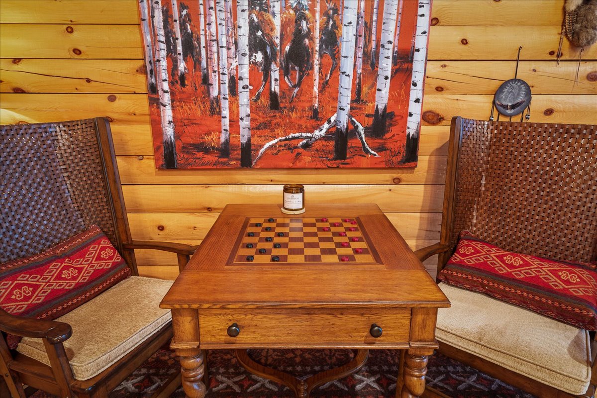 Checkers Game Board - MF Living Room