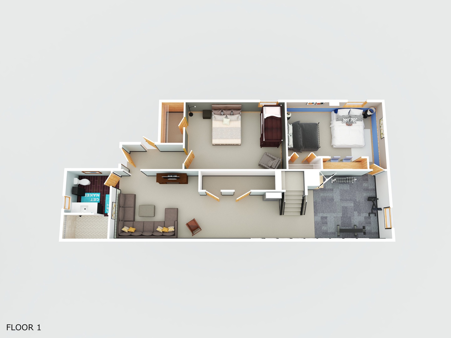 Lower Level Floor Plan