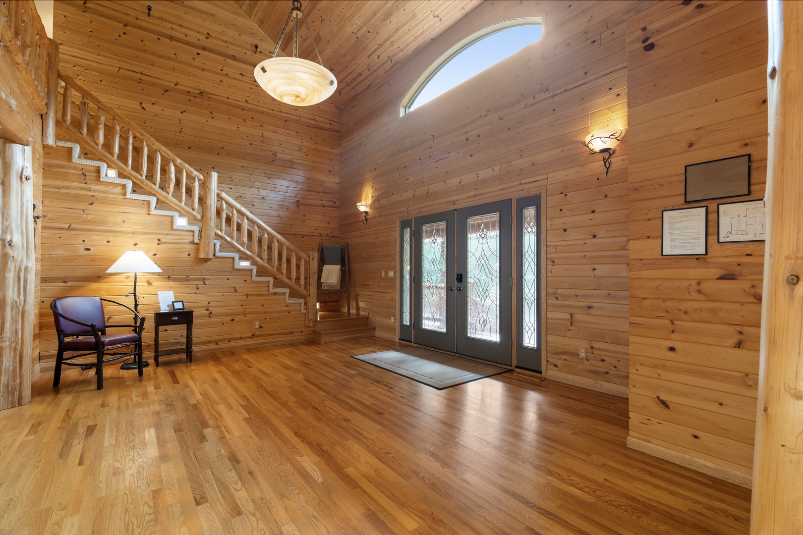 Front Door + Stairs to Upper Level
