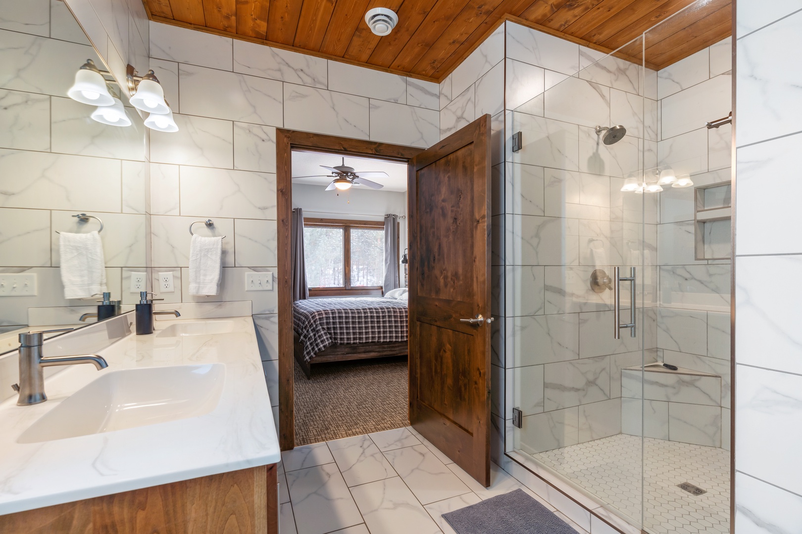 Primary Bathroom with Walk in Shower