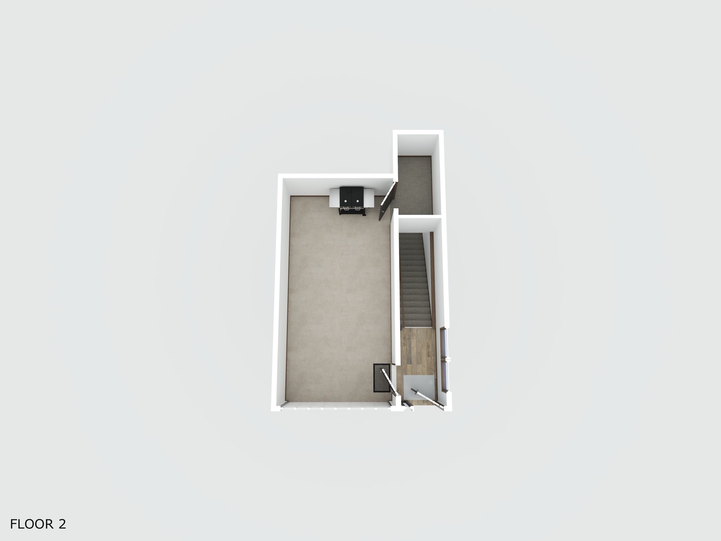 Garage level- lower level unit  - 18 Stairs