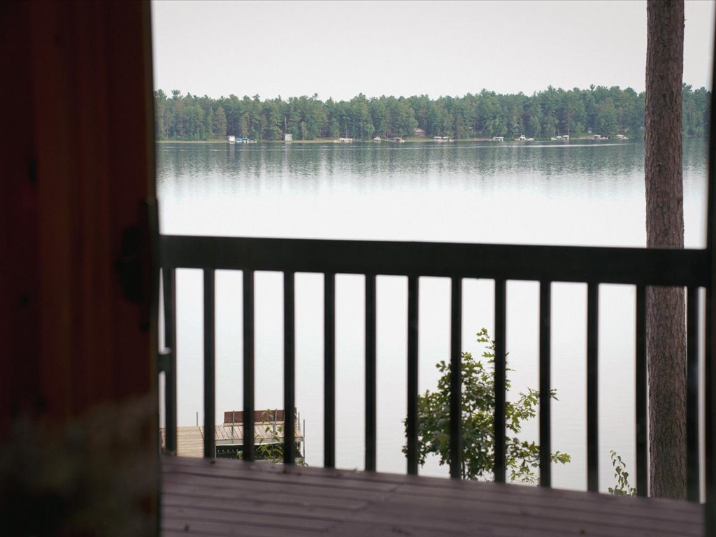 Lakeside deck