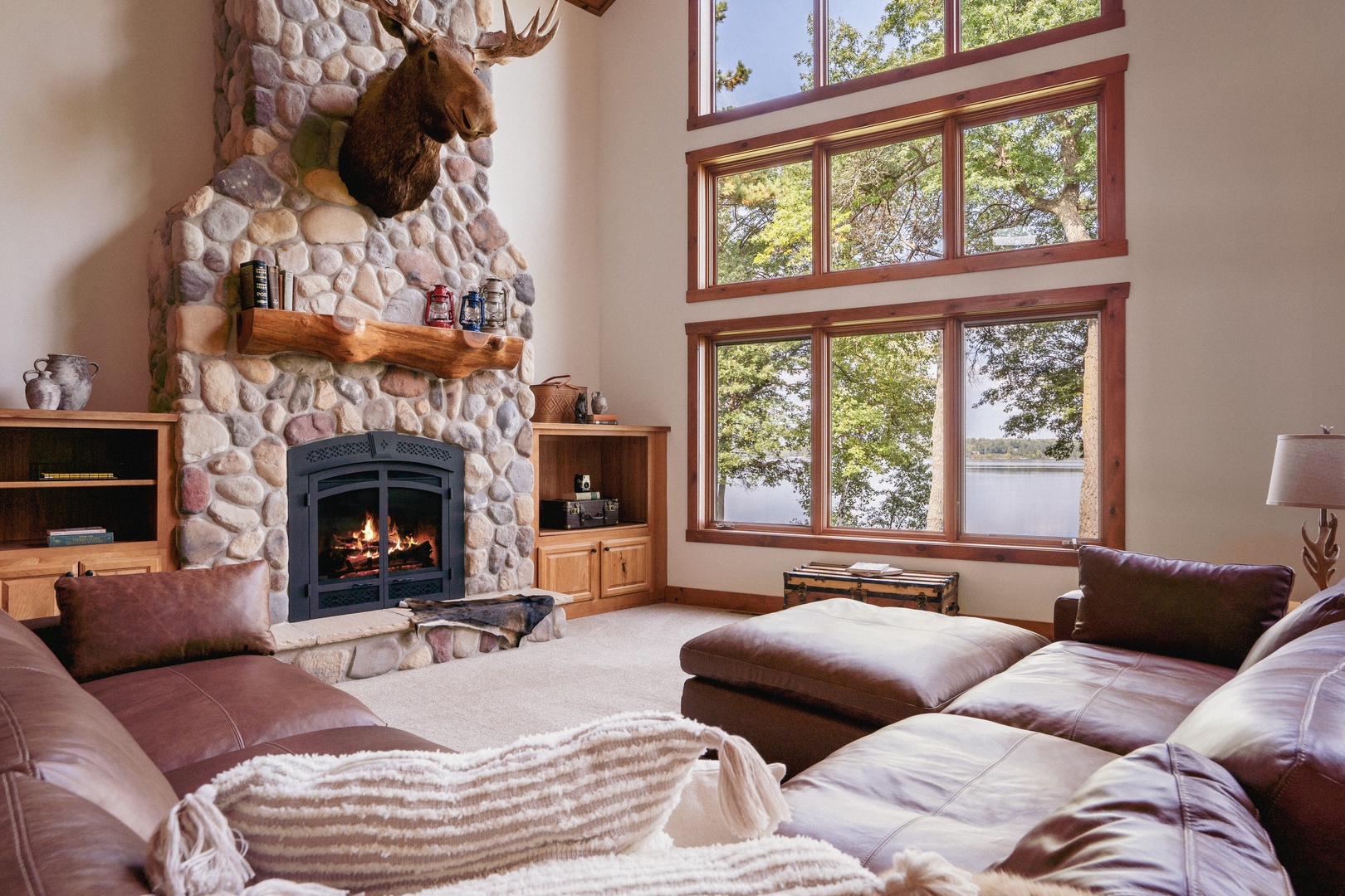 Cozy Up Next to the Fireplace