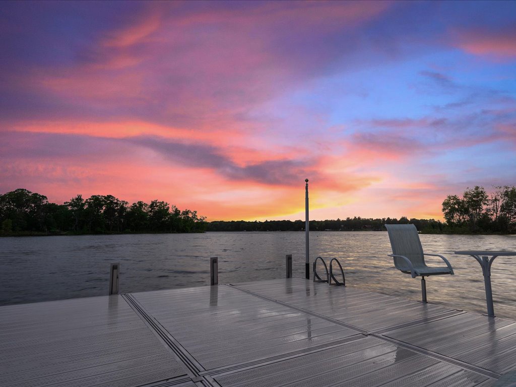 dock at twilight