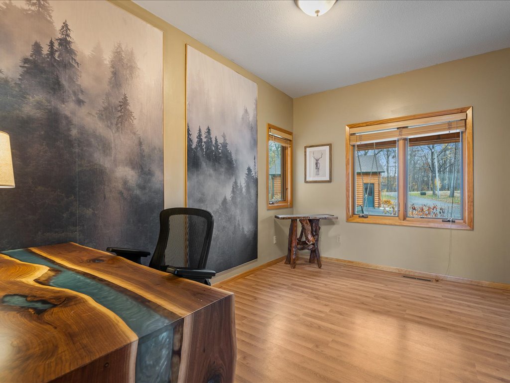 Main Floor Office Area + Murphy Bed
