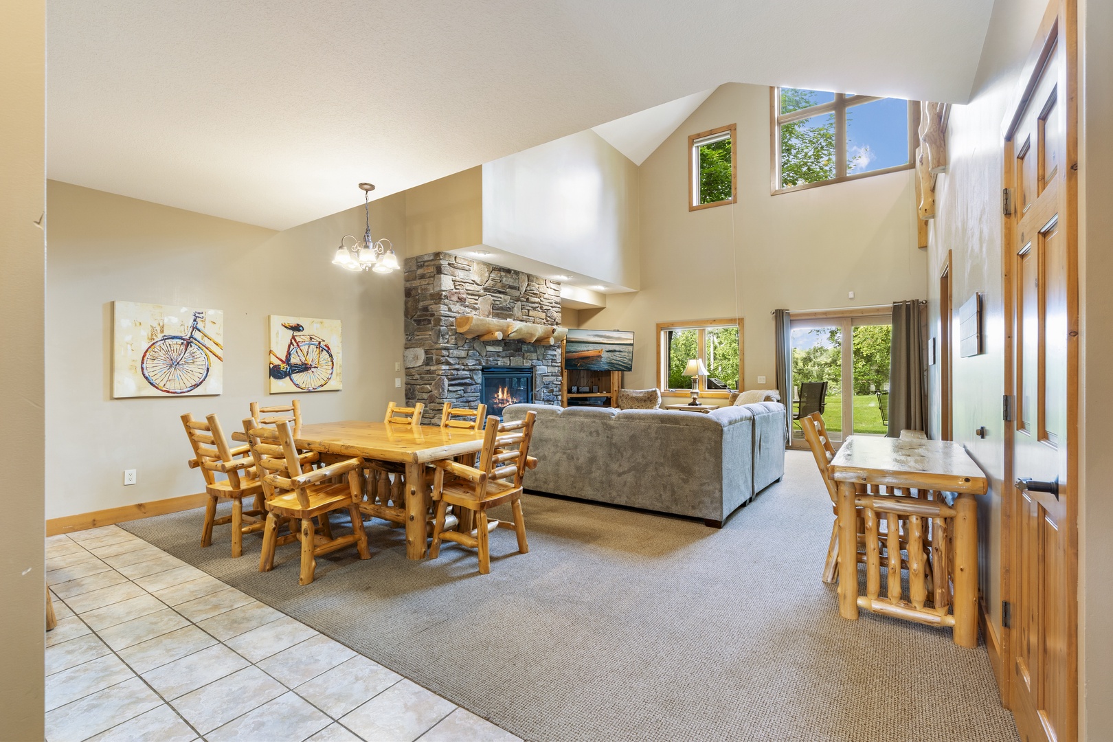 Dining Room and Living Room