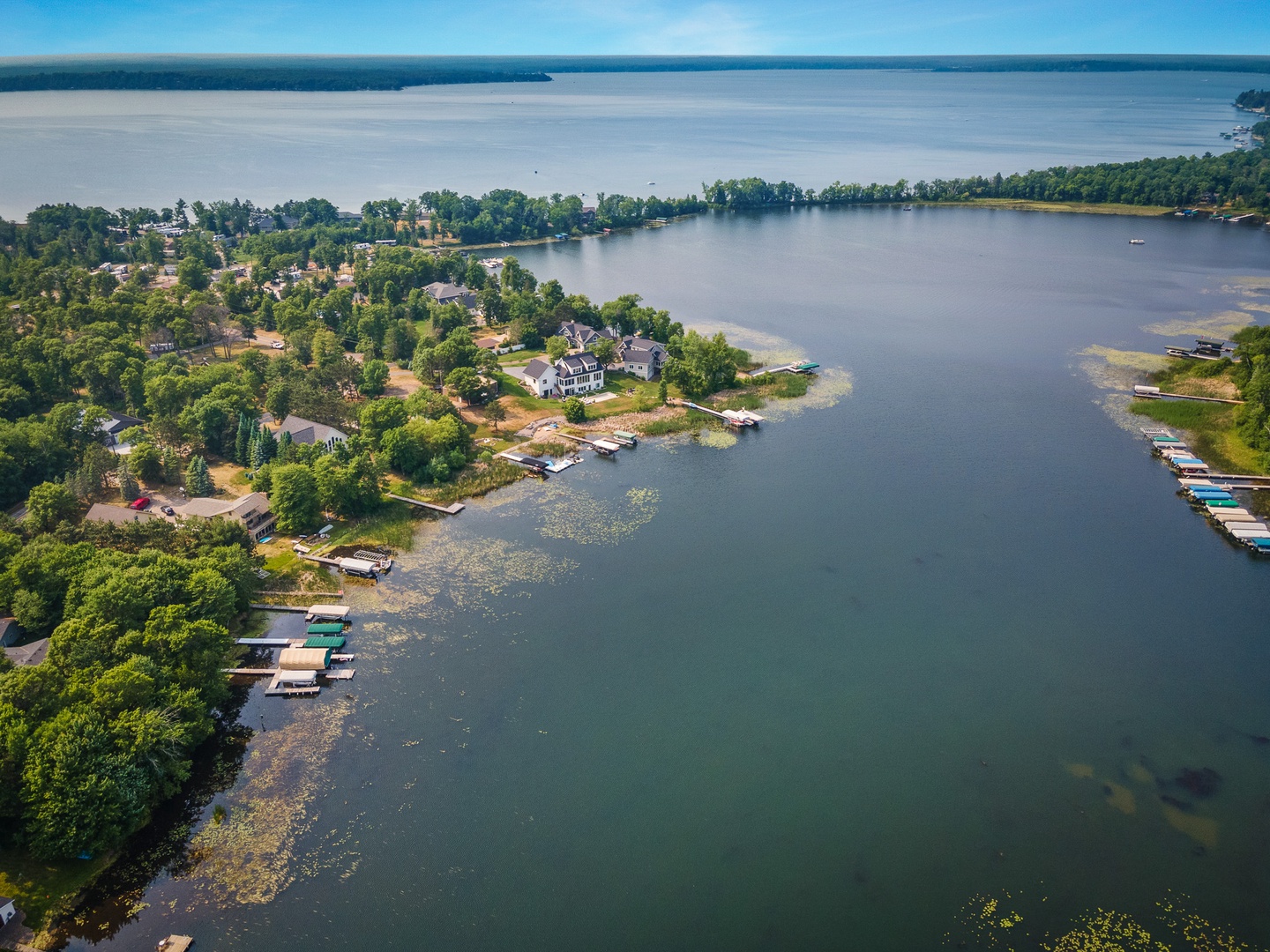 Aerial - Gull Lake access