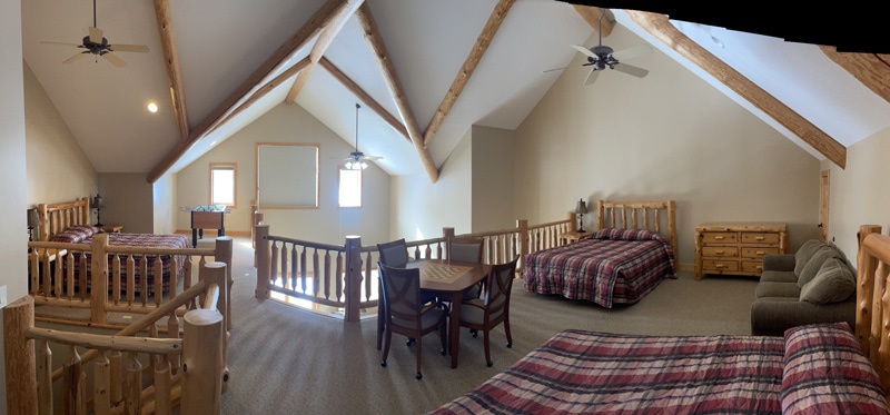 Loft Sleeping and Game Table