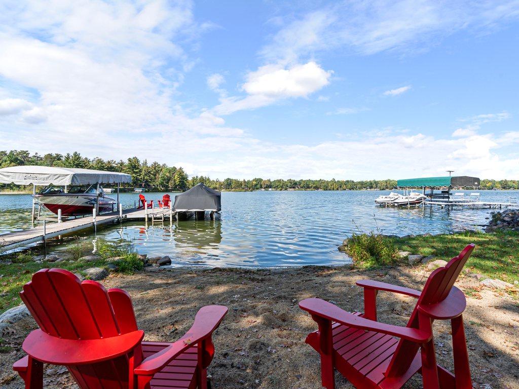 Easy entrance for swimming