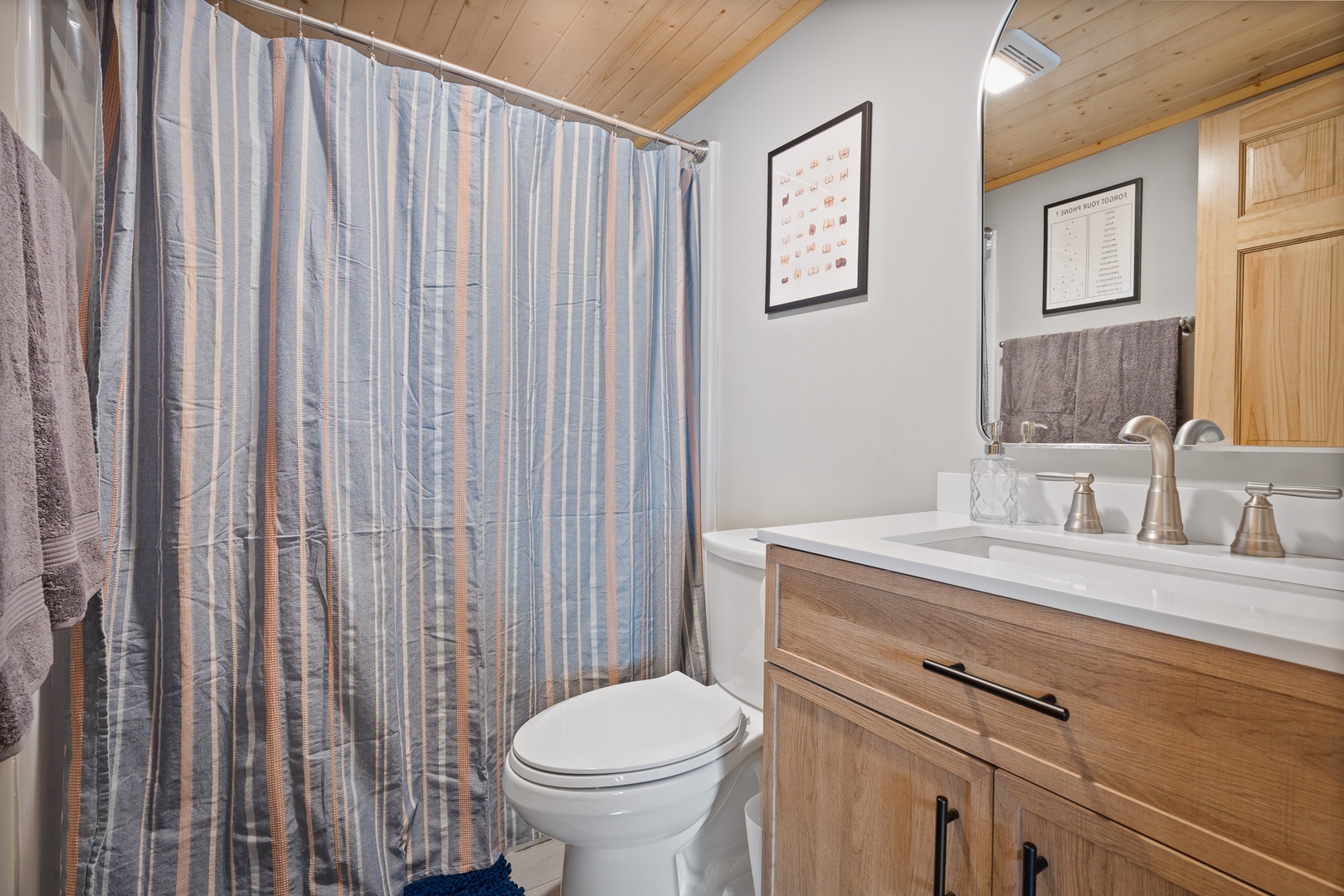 Second Bathroom- walk in shower