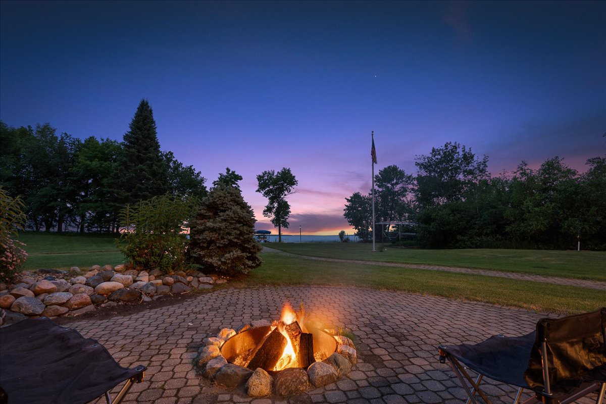 Enjoy a wonderful evening around the Firepit