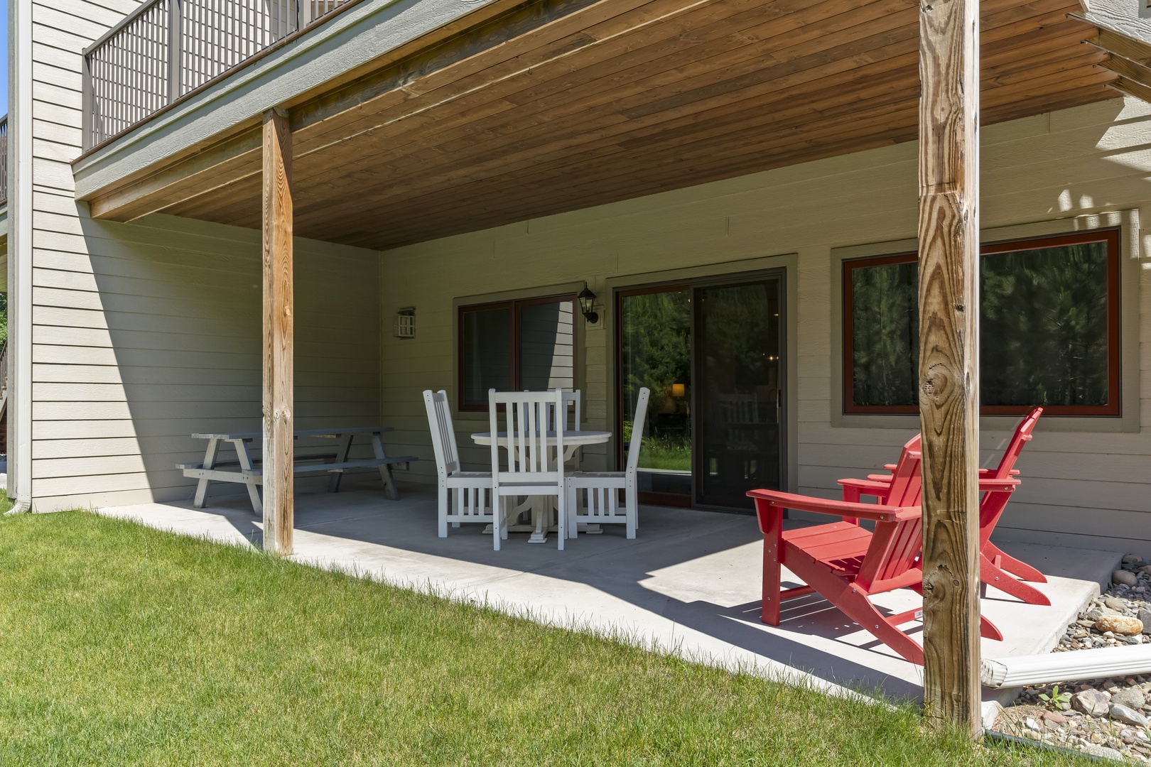 Patio Dining and Relaxing