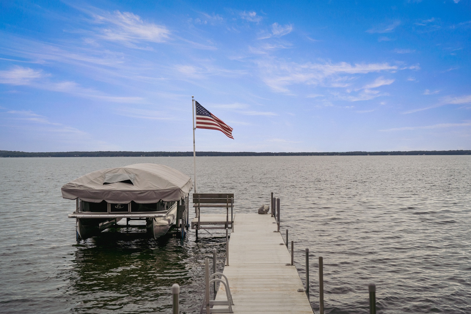 Private dock.