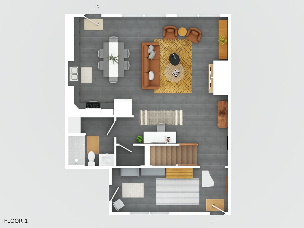 main level floor plan