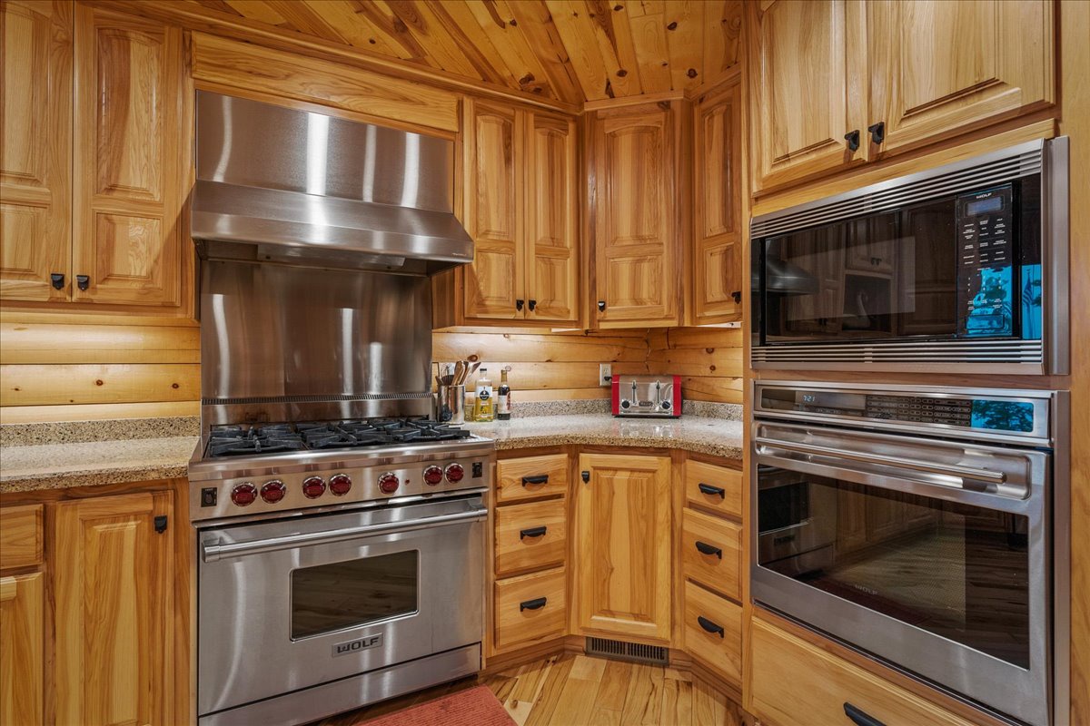 Kitchen - Wolf Range and Double Fridge